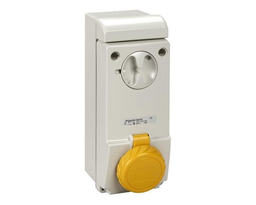 Розетка UNIKA 16А 3P-E 100-130В без защ. IP65 SchE 83079