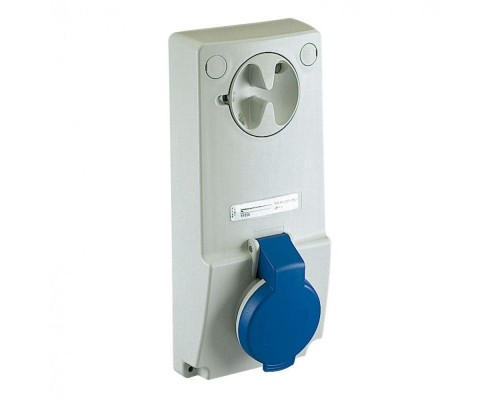 Розетка UNIKA 16А 3P-E 200-250В без защ. IP44 SchE 82032