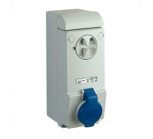 Розетка UNIKA 16А 3P-E 200-250В без защ. IP44 SchE 83032