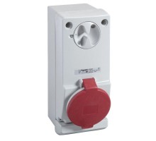 Розетка UNIKA 16А 3P-E 380-415В без защ. IP44 SchE 83035