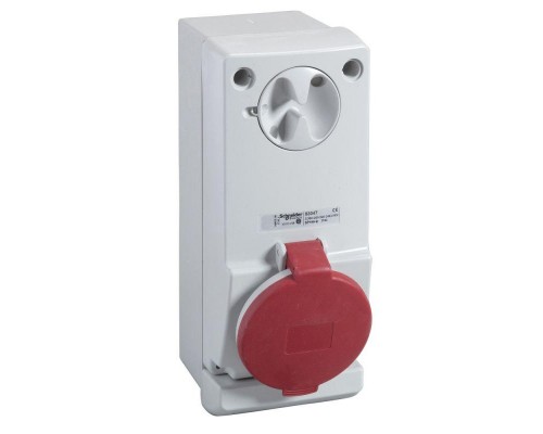 Розетка UNIKA 16А 3P-E 380-415В без защ. IP44 SchE 83035