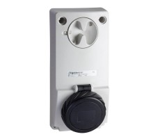 Розетка UNIKA 16А 3P-E 480-500В без защ. IP65 SchE 82087