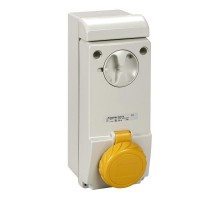 Розетка UNIKA 16А 3P-N-E 100-130В без защ. IP65 SchE 83080