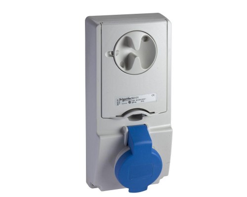 Розетка UNIKA 16А 3P-N-E 200-250В без защ. IP44 SchE 82133