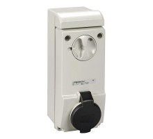Розетка UNIKA 16А 3P-N-E 480-500В без защ. IP44 SchE 83038