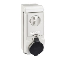 Розетка UNIKA 16А 3P-N-E 480-500В без защ. IP44 SchE 83138