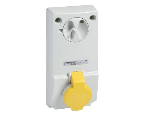 Розетка UNIKA 32А 2P-E 100-130В без защ. IP44 SchE 82039