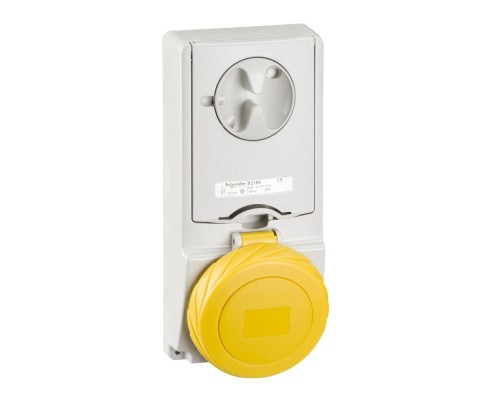 Розетка UNIKA 32А 2P-E 100-130В без защ. IP65 SchE 82189