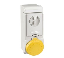 Розетка UNIKA 32А 2P-E 100-130В без защ. IP65 SchE 83189