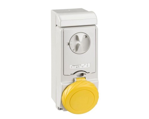 Розетка UNIKA 32А 2P-E 100-130В без защ. IP65 SchE 83189