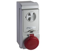 Розетка UNIKA 32А 2P-E 380-415В без защ. IP44 SchE 83195