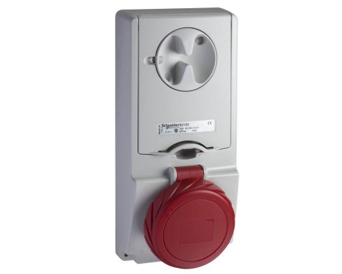 Розетка UNIKA 32А 2P-E 380-415В без защ. IP65 SchE 82195