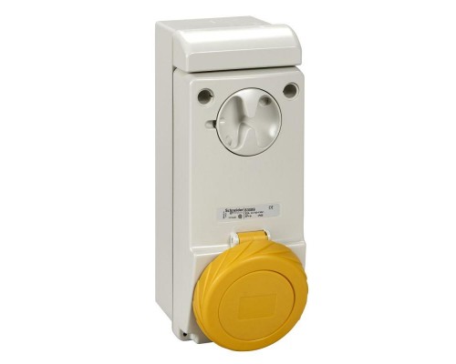 Розетка UNIKA 32А 3P-E 100-130В без защ. IP65 SchE 83090