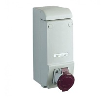 Розетка UNIKA с безопасным разделительным трансформатором 16А 2P 400-240В IP44 SchE 83027