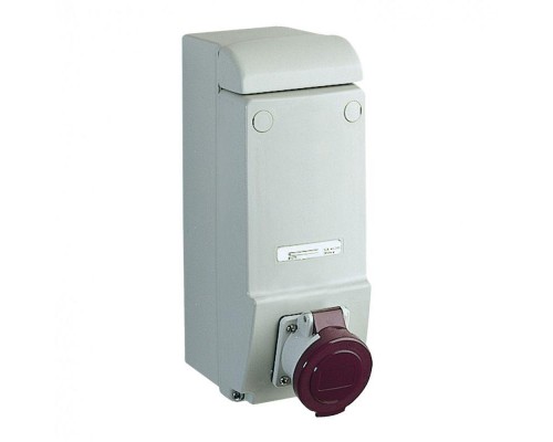 Розетка UNIKA с безопасным разделительным трансформатором 16А 2P 400-240В IP44 SchE 83027