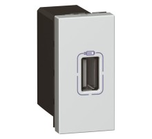 Розетка USB Mosaic 1мод. для зарядки бел. Leg 079391