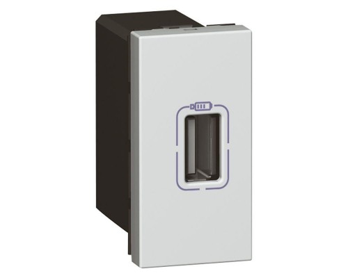 Розетка USB Mosaic 1мод. для зарядки бел. Leg 079391