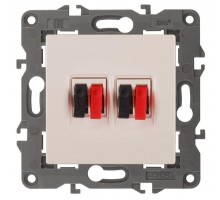 Розетка аудио 2мод. 14-3112-02 Elegance сл. кость ЭРА Б0034327