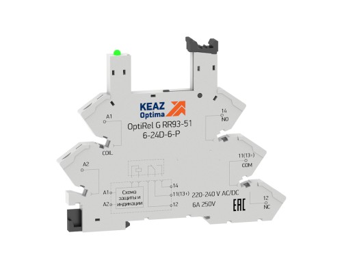 Розетка для реле OptiRel G RR93-51-48-60U-6-P КЭАЗ 281159