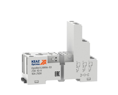 Розетка для реле OptiRel G RR94-93-230-10-V КЭАЗ 281165