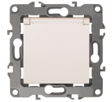 Розетка Эра12 2P+E Schuko 12-2003-02 16А-250В с защ. крышкой сл. кость ЭРА Б0038807
