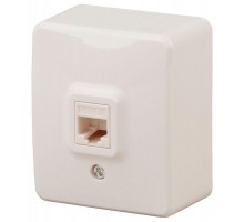 Розетка информационная RJ45 ОП 11-3203-02 Эксперт сл. кость ЭРА Б0020731