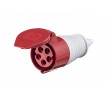 Розетка кабельная 16А 380В 3P+E+N тип. роз. 215 IP44 SchE 26012DEK