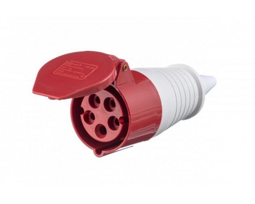 Розетка кабельная 16А 380В 3P+E+N тип. роз. 215 IP44 SchE 26012DEK