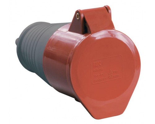 Розетка кабельная 16А 380В 3P+PE+N ССИ-215 IP44 ИЭК PSR22-016-5