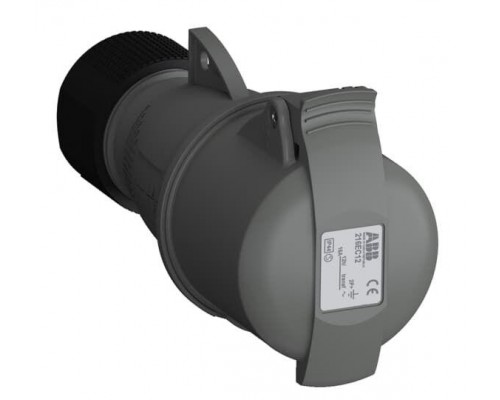 Розетка кабельная 216EC12 Easy&Safe 216EC12 16А 2P+E IP44 12ч ABB 2CMA102006R1000