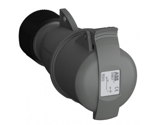 Розетка кабельная 216EC1 Easy&Safe 216EC1 16А 2P+E IP44 1ч ABB 2CMA101999R1000