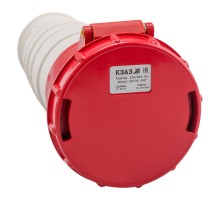 Розетка кабельная 234 63А 380AC 3P+PE 6ч IP67 КЭАЗ 222763