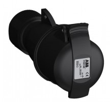 Розетка кабельная 316EC9B Easy&Safe 316EC9B 16А 3P+E IP44 9ч черн. ABB 2CMA103583R1000