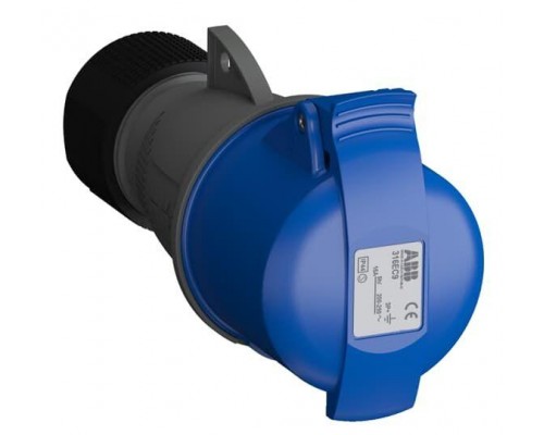 Розетка кабельная 316EC9 Easy&Safe 316EC9 16А 3P+E IP44 9ч ABB 2CMA102014R1000
