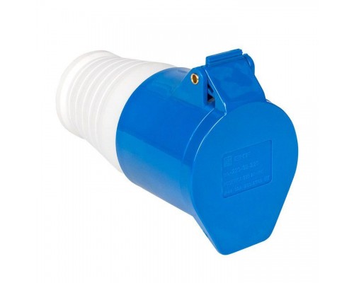 Розетка кабельная 32А 220В 2P+E IP44 (223) EKF ps-223-32-220