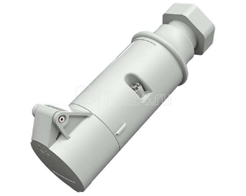 Розетка кабельная 32А 2п 10ч 20-50В DC IP44 разборная винтовые клеммы сер. Mennekes 726A