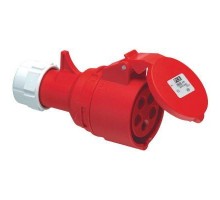 Розетка кабельная 32А 400В 3P+E+N IP44 DKC DISC040325
