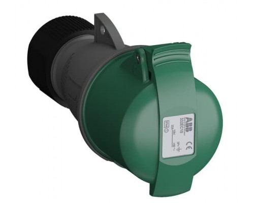 Розетка кабельная 332EC10 Easy&Safe 332EC10 32А 3P+E IP44 10ч ABB 2CMA102043R1000