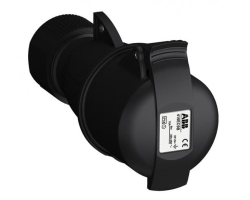 Розетка кабельная 416EC9B Easy&Safe 416EC9B 16А 3P+N+E IP44 9ч черн. ABB 2CMA103595R1000