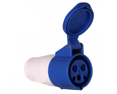Розетка кабельная 63А 220В (233) 2P+РЕ IP67 EKF ps-233-63-220
