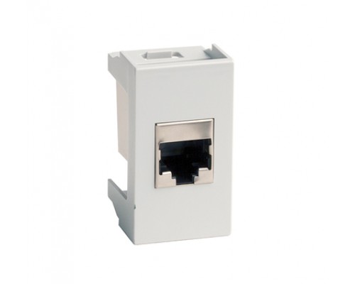 Розетка компьютерная 1-м Viva RJ45 CAT.5E экран. сер. DKC 45148