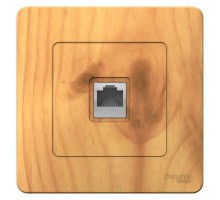 Розетка компьютерная 1-м СП BLANCA RJ45 кат.5e ясень SchE BLNIS045005