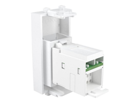 Розетка компьютерная 1мод. Avanti Белое облако RJ-45 модульная кат.6А DKC 4400371