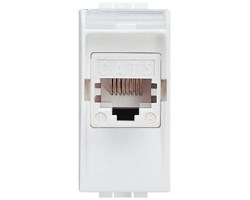 Розетка компьютерная RJ45 CAT.5 UTP Leg BTC N4261AT5