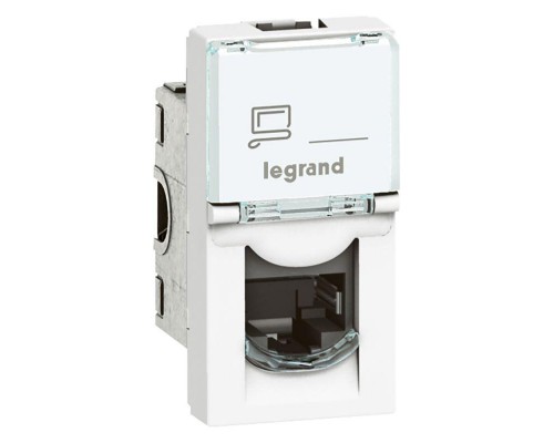 Розетка компьютерная RJ45 CAT.6 STP антибактериальная Leg 076584