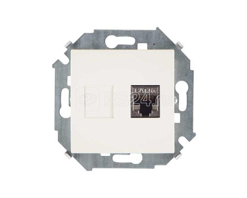 Розетка компьютерная Simon15 RJ45 CAT.6A (АМР FTP) сл. кость Simon 1591563-031