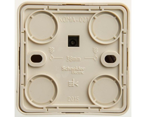 Розетка компьютерная ОП Этюд RJ45 CAT.5E крем. SchE KOMA-001K