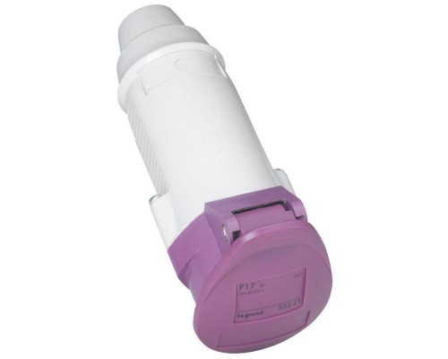 Розетка мобильная P17 2P 16А 24В IP44 Leg 055231