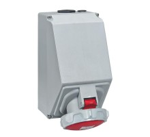 Розетка накладная 125А 3К+Н+З 380В IP67 Leg 555659