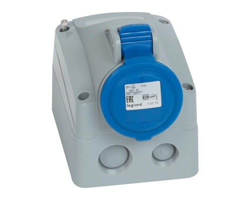 Розетка накладная 16А 230В 2К+3 IP44 Leg 090167 Leg 090167